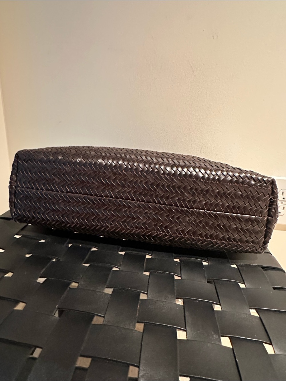 Madewell signature woven zip top shoulder bag - Picture 5 of 8